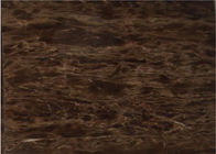 চীন কফি রক্তবর্ণ পালিশ বাদামী মার্বেল পাতার পাথর স্ল্যাব টাইলস
