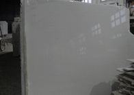 বিশুদ্ধ হোয়াইট পালিশ মার্বেল মেঝে টাইলস, উচ্চ কঠোরতা আলংকারিক মার্বেল টালি