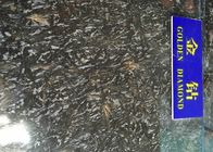 কালো গোল্ড পালিশ গ্রানাাইট টাইলস, উচ্চ ঘনত্ব গ্রানাাইট কাউন্টারটপ স্ল্যাব